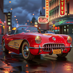 HBAR NFT Collection Sully's Classic Corvette Convertible Collection